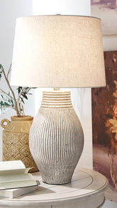Orleans Furniture - Ashley Furniture - Layal Lighting - Table Lamp (Set of 2) / Beige - L235634X2